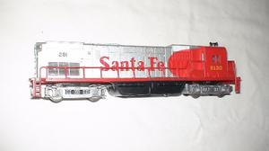 Locomotora Santa Fe, Escala Ho Impecable.