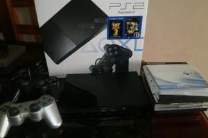 Play Station 2, Dos Controles Y 14 Juegos