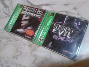 Juegos Resident Evil 1 Y 3 Neme Original Playstation 1 Ps1