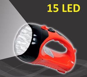 Linterna Recargable 15 Led Alta Potencia 30 Día Garanti