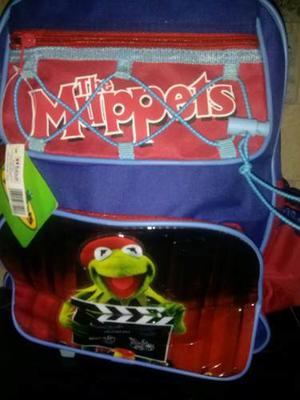 Maleta Morral Escolar Niños Muppets