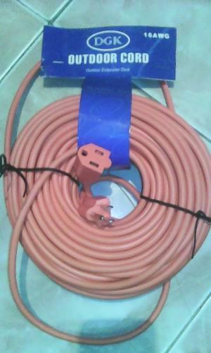 Extension Electrica Naranja 30 Mts