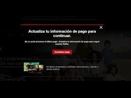 Net-flix Actualización De Pago Mes/premium