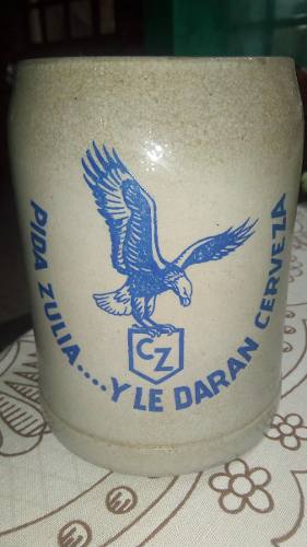 Jarra Coleccionable Cerveza Zulia