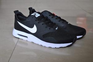 Kp3 Zapatos Nike Air Max Tavas Negro /blanco Para Caballeros