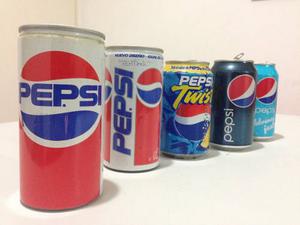 Latas De Colección Serie Pepsi 80's, 90's, 