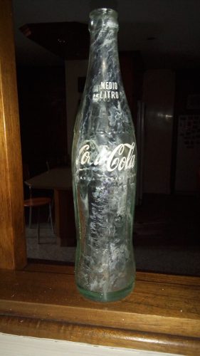 Medio Litro Coca Cola Vacio Coleccionable