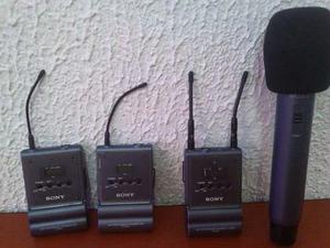 Micrófono Inalambrico Con Receptor Y Transmisores Sony