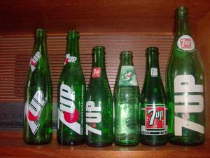 Seis Botellas De Refresco Seven Up