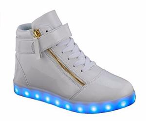 Zapatos Led Deportivos Botines Patente 7 Colores