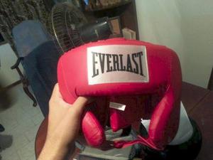 Careta Everlast Roja Boxeo Nueva