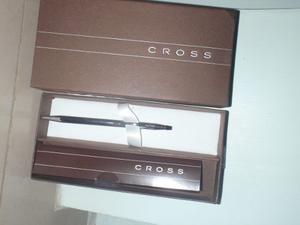 Bolígrafo Original Marca Cross Cromado Clasico