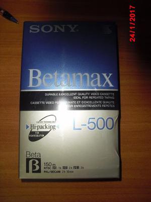 Cintas Betamax Sony L-500, Y Dynamicron L-500 Y L-830