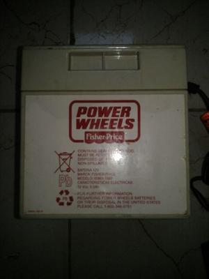 Fisher Price Power Wheels Bateria 12v Recargable Original