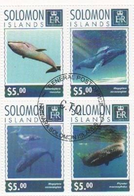 Islas Salomone  Ballenas # Mich. # Scott 