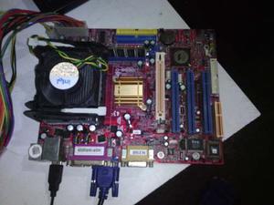 Tarjeta Madre Biostar Pentium 4 Con Procesador Y Fan Cooler