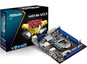 Tarjeta Madre H61 M /ddr Intel Micro Atx Pcie Sata