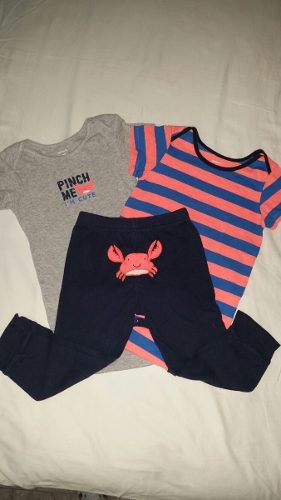 Conjunto Carters 24 Meses Niño/varón Usado 3 Piezas Oferta