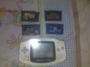 Gameboy Advance Con 4 Juegos