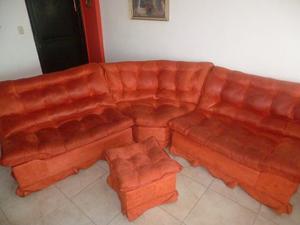 Juego De Muebles Modular Color Naranja Usados