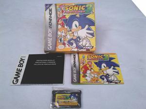 Juego Sonic 3 Advance For Collectors, Original.