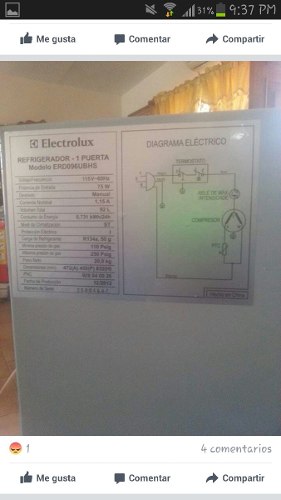 Nevera Ejecutiva Nueva Electrolux