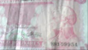 Billete 5 Bolívares Septiembre De  Serial H7 (vf)