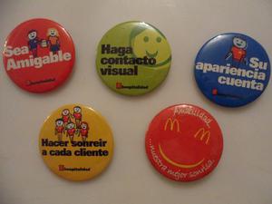 Chapas Mcdonalds 5 Modelos Diferentes Miden 51 Mm 2 Pulgadas