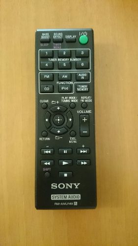 Control Remoto Sony System Audio Original Rm-amu149 Nuevo!!!