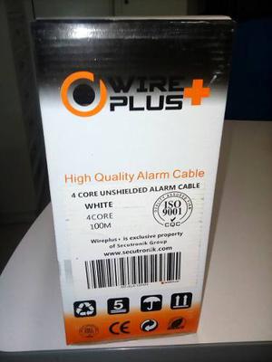 Cable Alarma Multifilar 4core Wireplus 100mtros