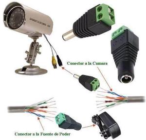 Conector Corriente 12v Dc Cámara Cctv Macho O Hembra Unidad