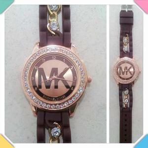 Reloj Mk Moda Con Diamantes Joangi 