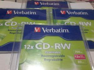 Verbatim Cds Regrabables