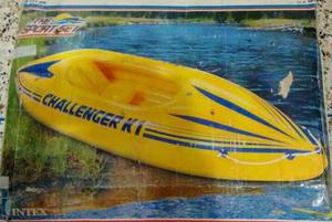 Kayak Intex Challenger K1 Como Nuevo!!