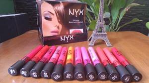 Lipgloss Labial Brillo Mate Nyx 24 Hrs ***al Mayor***