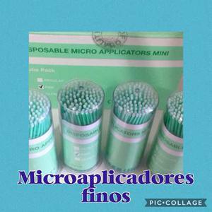 Microbrush Para Pestañas Fino X 100unds
