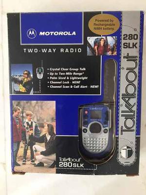 Motorola Walkie Talkie Talkabout 280 Slk (combo Trio)