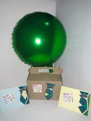 Regalos Para Dia Del Padre Globo Tarjeta Caja