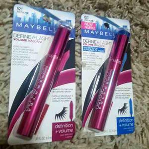 Rimmel Mascara Para Pestañas Maybelline Negro A Prueba Agua