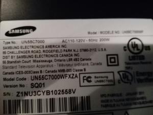 Televisor Samsung De 55 Modelo Un55cwfxza Solo Repuesto