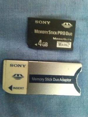 Adaptador Memory Stick Duo Adaptador 4gb