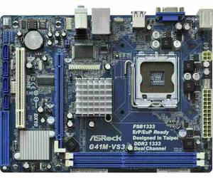 Combo Tm Asrock G41m-vs3+e +ddr3 2gb Sin Fan Cooler