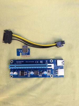 Extención Riser Usb Pci-e 1x 16x Fc