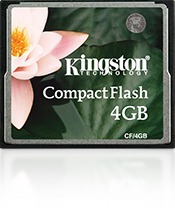 Memoria Compact Flash 4 Gb Kingston
