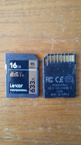 Memoria Lexar Sd De 16 Gb Class x Uso Profesional