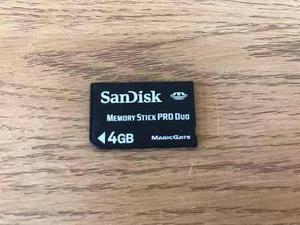 Memoria Sandisk Memory Stick Pro Duo 4gb