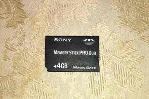 Memory Stick Pro Duo 4gb Sony Psp Camaras. Etc...