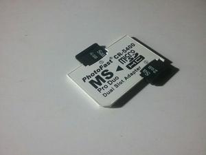 Memory Stick Pro Duo Adaptador Para Cámara Y Psp