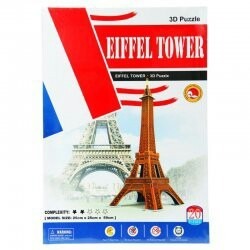 Rompe Cabeza Torre Eiffel 3d