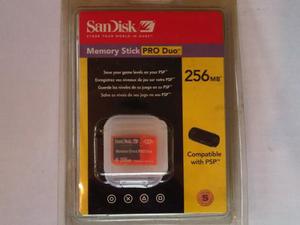 Sandisk Ms Memory Stick Pro Duo 256 Mb